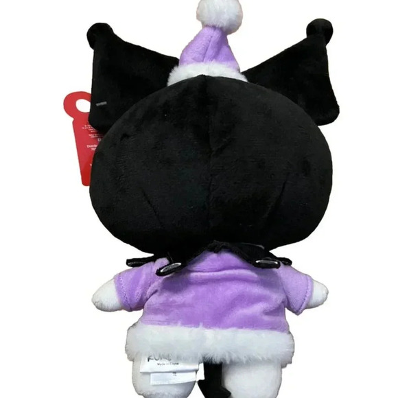 NEW SANRIO Hello Kitty &Friends KUROMI in Santa Claus Hat 8" Christmas Plush - Picture 2 of 3